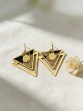 Load image into Gallery viewer, Triangle Earrings - Stainless Steel