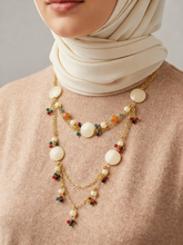 Load image into Gallery viewer, Seasons Love Necklace - Agate Stones