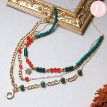 Load image into Gallery viewer, Jamila Necklace - Crystal and Agate
