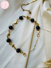 Load image into Gallery viewer, Simple Black Anklet
