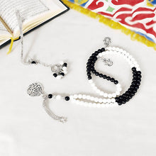 Load image into Gallery viewer, Royal Agate Rosary - Silver Plated
