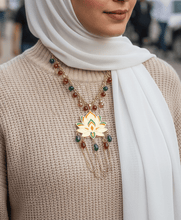 Load image into Gallery viewer, Rawan Necklace - Agate Stones
