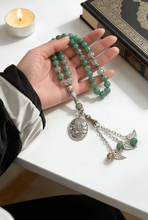 Load image into Gallery viewer, Green Rosary - Agate Stones

