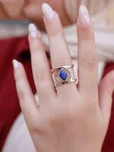 Load image into Gallery viewer, Gehad Agate Ring - Pure Copper
