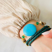 Load image into Gallery viewer, Magic Waves Set – Turquoise Stone
