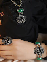 Load image into Gallery viewer, Aribian Flower Set - Pure Copper and Agate
