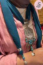 Load image into Gallery viewer, Blue Necklace Scarf
