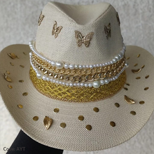 Load image into Gallery viewer, Shahd Handmade Chapeau - Burlap
