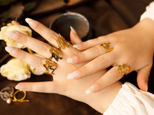 Load image into Gallery viewer, Lauren Ring Set - Gold Plated
