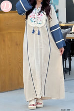 Load image into Gallery viewer, Amira Jalabiya - Linen
