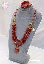 Load image into Gallery viewer, Glorious Rama Set - Red Coral Stone
