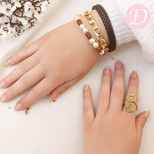 Load image into Gallery viewer, Zhraa Leather Bracelet Set
