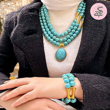 Load image into Gallery viewer, Sedra Set - Turquoise Stone
