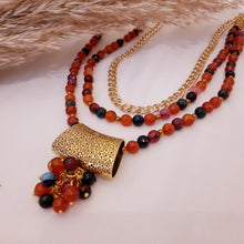 Load image into Gallery viewer, Somaia Necklace - Colorful Agate
