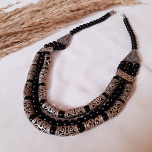 Load image into Gallery viewer, Salma Necklace - Black Agate
