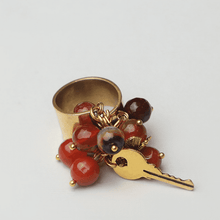 Load image into Gallery viewer, Zeina Colorful Set - Colorful Leather and Agate
