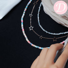 Load image into Gallery viewer, Stary Necklace Set - Crystal and Jamayka Stone
