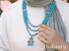 Load image into Gallery viewer, Laurel Necklace - Turquoise Stone
