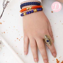 Load image into Gallery viewer, Hoor Leather Bracelet Set
