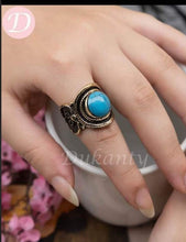 Load image into Gallery viewer, Agate Ring - Pure Copper
