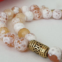 Load image into Gallery viewer, Fatima Agate Rosary - Pure Copper
