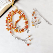 Load image into Gallery viewer, Star Rosary Agate - Silver Plated
