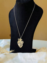 Load image into Gallery viewer, Heart Necklace - Silver And Gold Plated
