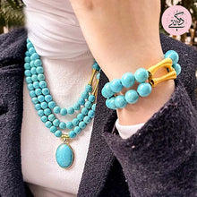 Load image into Gallery viewer, Sedra Set - Turquoise Stone
