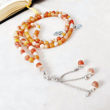 Load image into Gallery viewer, Star Rosary Agate - Silver Plated

