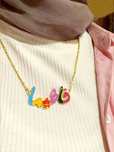 Load image into Gallery viewer, Fatima Customized Necklace - Gold Plated
