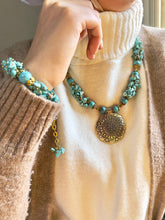 Load image into Gallery viewer, Dilara Set - Natural Turquoise Stones
