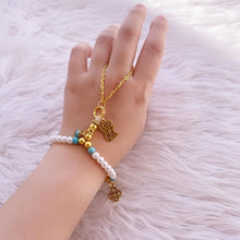 Load image into Gallery viewer, Juwayriya Rosary - Pearl And Turquoise Stones
