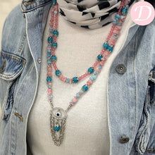 Load image into Gallery viewer, Blue Eye Necklace - Silver Plated
