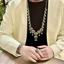 Load image into Gallery viewer, Farah Turquoise Set - Pure Copper

