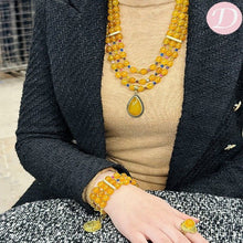 Load image into Gallery viewer, Jamila Agate Set - Gold Plated
