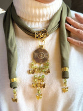Load image into Gallery viewer, Afnan Necklace Scarf - Cotton
