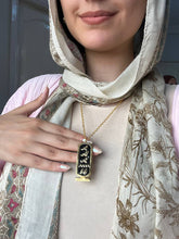 Load image into Gallery viewer, Pharaonic Obelisk Necklace  - Customized Name Gold Plated
