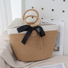 Load image into Gallery viewer, Yomna Beach Bag - Wicker
