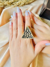 Load image into Gallery viewer, Traditional Arabian Set - Pure Copper with Navy Blue Agate
