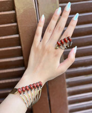 Load image into Gallery viewer, Amar Set - Copper and Agate
