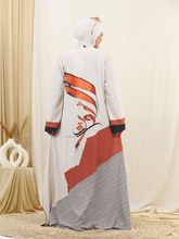 Load image into Gallery viewer, Lina jalabiya - Crepe Digital 3D
