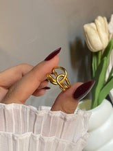 Load image into Gallery viewer, Cleo Knot Ring - Stainless Steel
