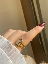 Load image into Gallery viewer, Cleo Knot Ring - Stainless Steel

