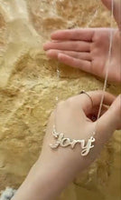 Load image into Gallery viewer, Jory Customized Necklace - Silver Plated
