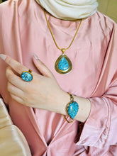 Load image into Gallery viewer, The Wonderful Turquoise Set - Gold And Silver Plated
