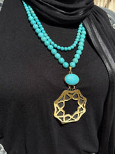 Load image into Gallery viewer, Merve Turquoise Necklace
