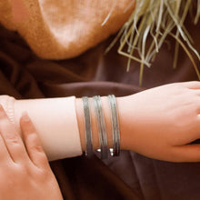Load image into Gallery viewer, Quinn Bangle Set - Silver Plated
