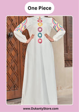 Load image into Gallery viewer, Rihanna White Abaya -  Cotton
