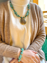 Load image into Gallery viewer, Dilara Set - Natural Turquoise Stones
