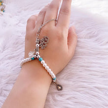 Load image into Gallery viewer, Waten Rosary - Pearl And Turquoise Stones
